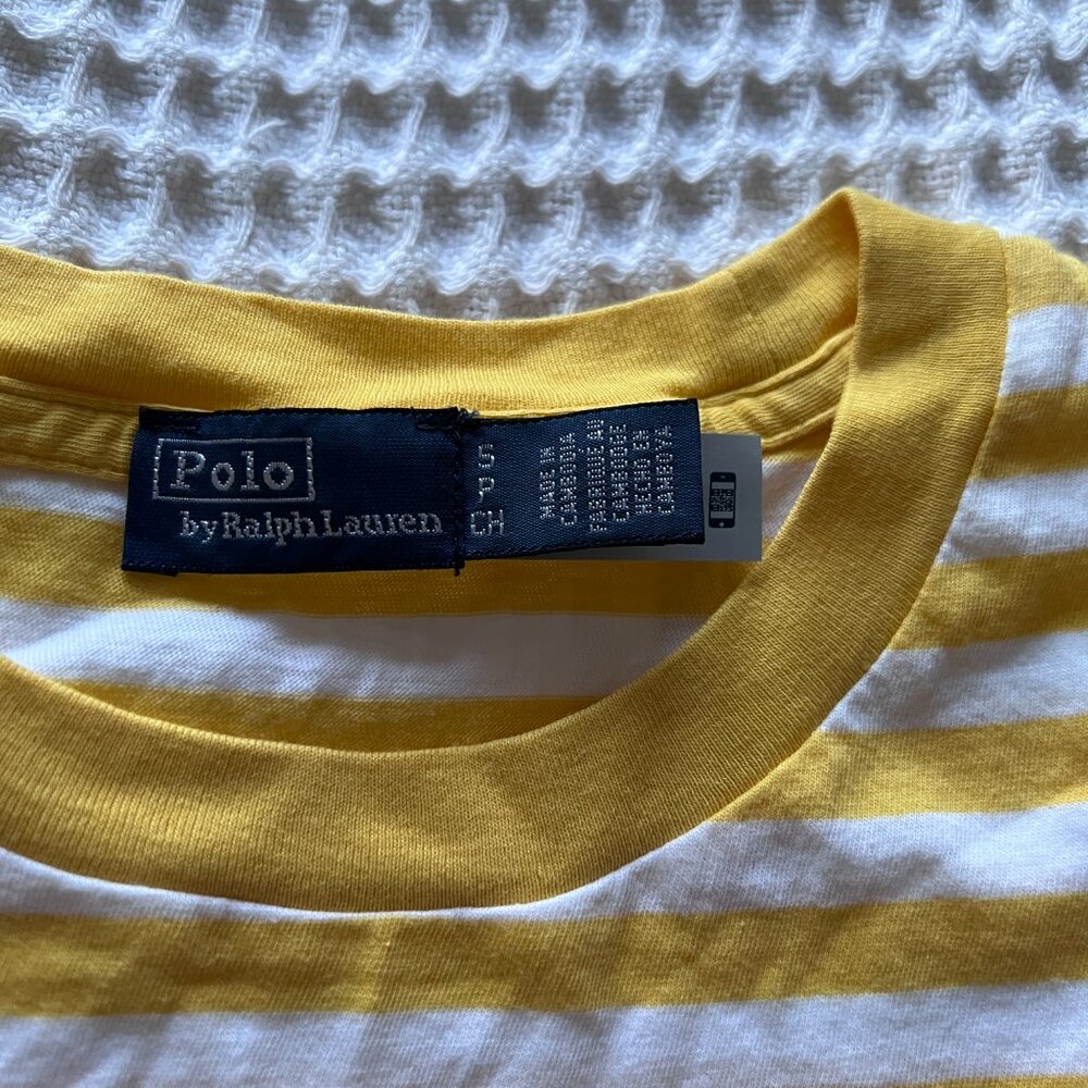 NWOT Polo Ralph Lauren Striped Polo Pony-Embroidered T-shirt - Picture 6 of 9